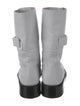 Chanel Leather Combat Boots