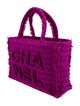 Chanel Giant Logo Tweed Shopping Bag