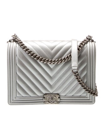 Chanel Chevron XL Boy Bag