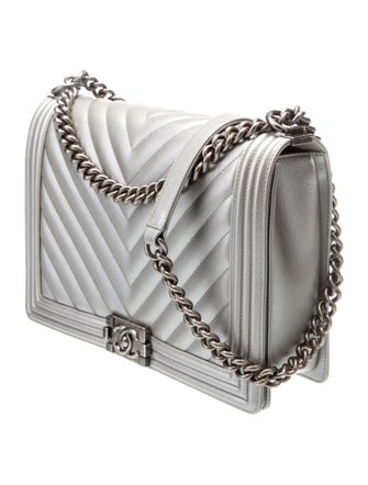 Chanel Chevron XL Boy Bag