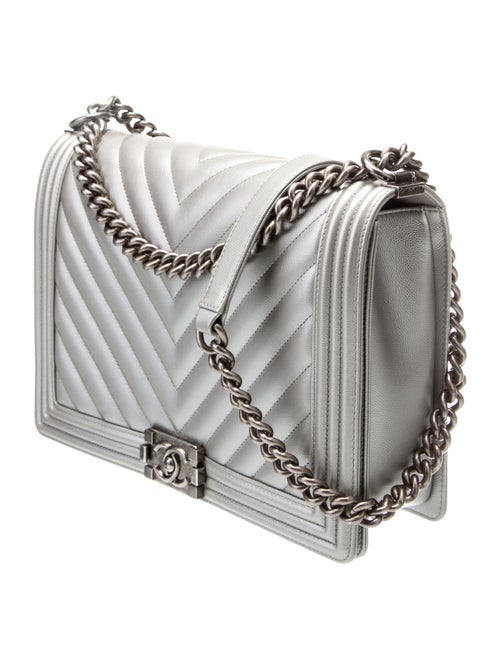 Chanel Chevron XL Boy Bag