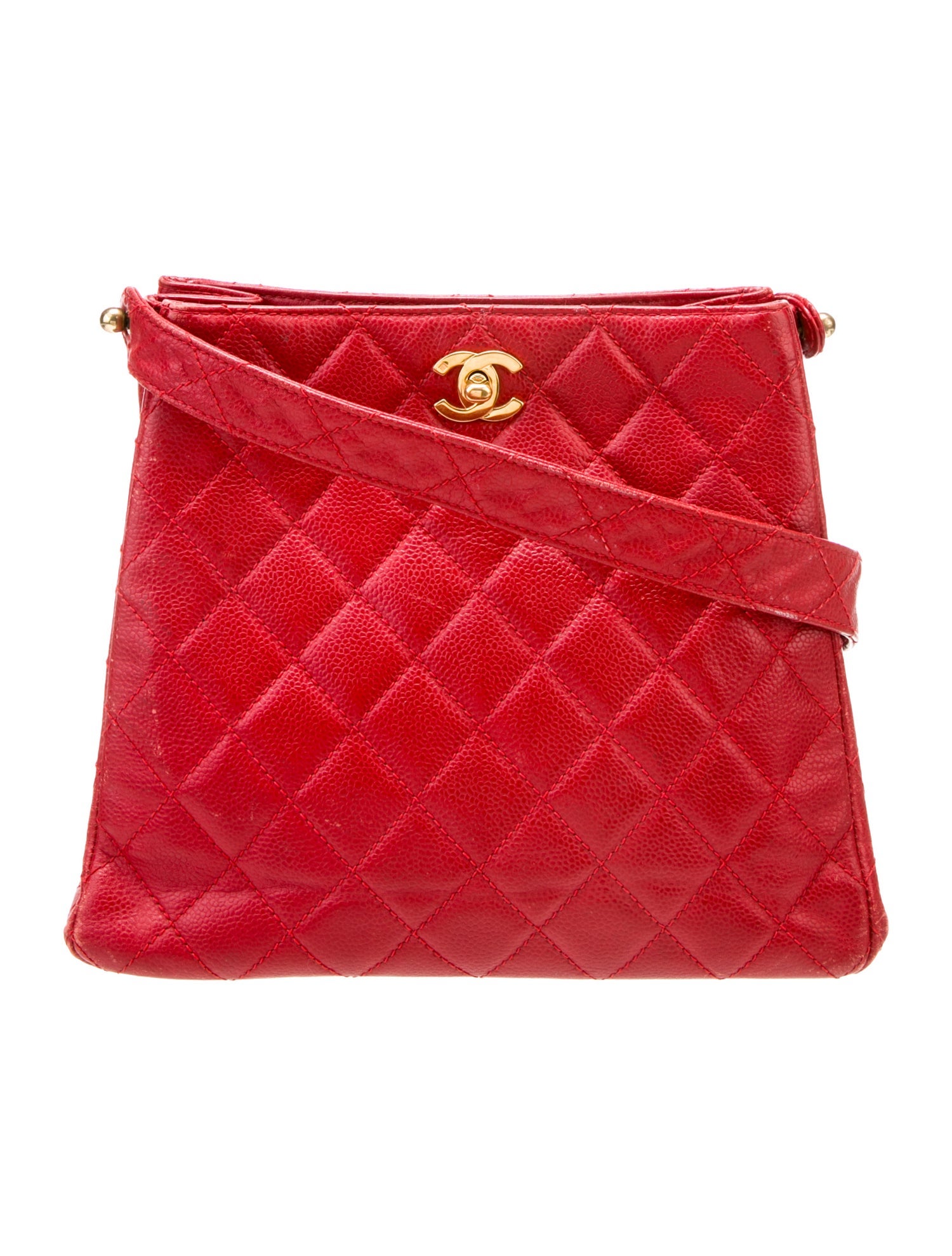 Chanel Quilted Caviar Shoulder Bag