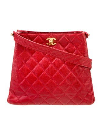 Chanel Quilted Caviar Shoulder Bag
