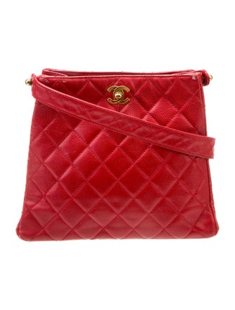 Chanel Quilted Caviar Shoulder Bag