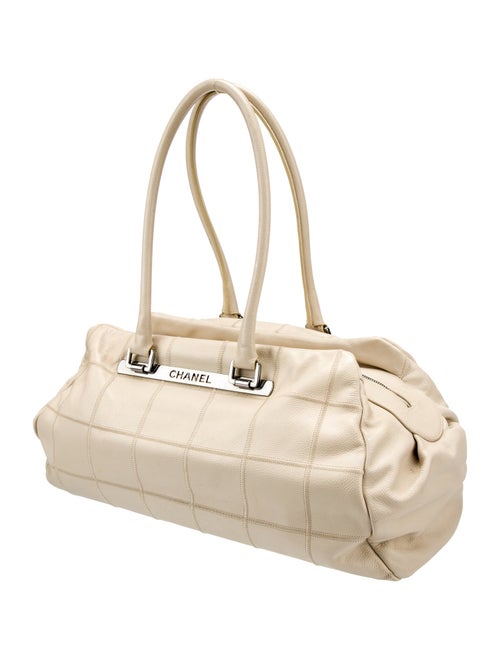 Chanel Square Quilt LAX Bowler Bag