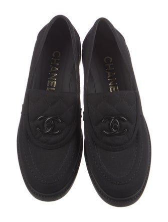Chanel 2023 Interlocking CC Logo Loafers