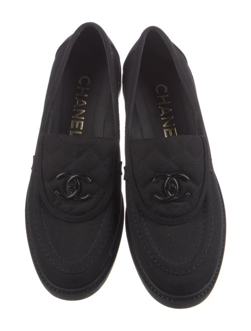 Chanel 2023 Interlocking CC Logo Loafers