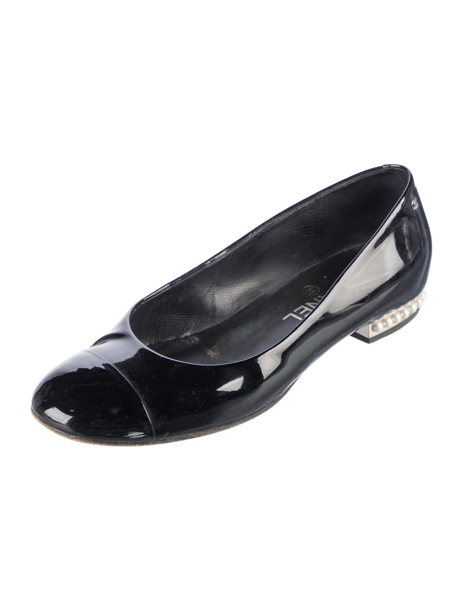 Chanel 2014 Interlocking CC Logo Flats