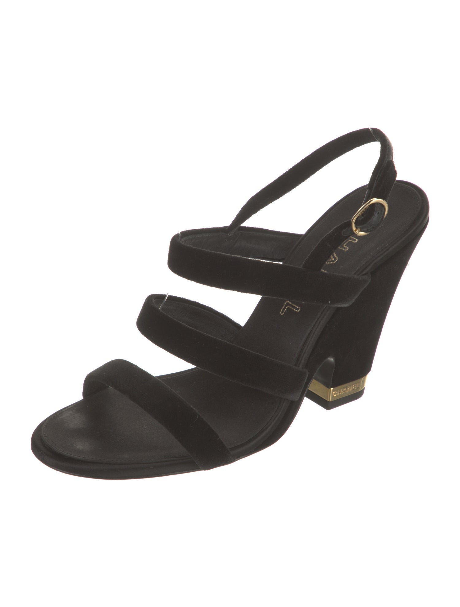 Chanel 2017 Interlocking CC Logo Sandals