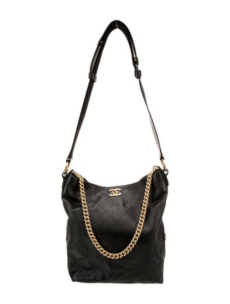Chanel Large Button Up Hobo