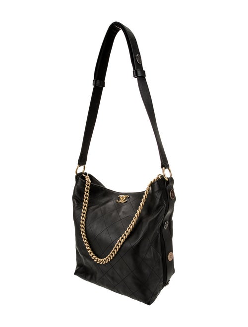 Chanel Large Button Up Hobo