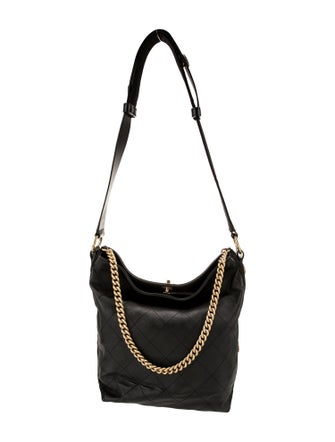 Chanel Large Button Up Hobo