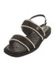 Chanel 2022 Interlocking CC Logo Slingback Sandals