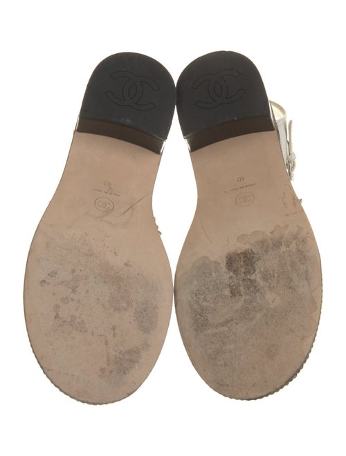 Chanel 2024 Interlocking CC Logo Gladiator Sandals