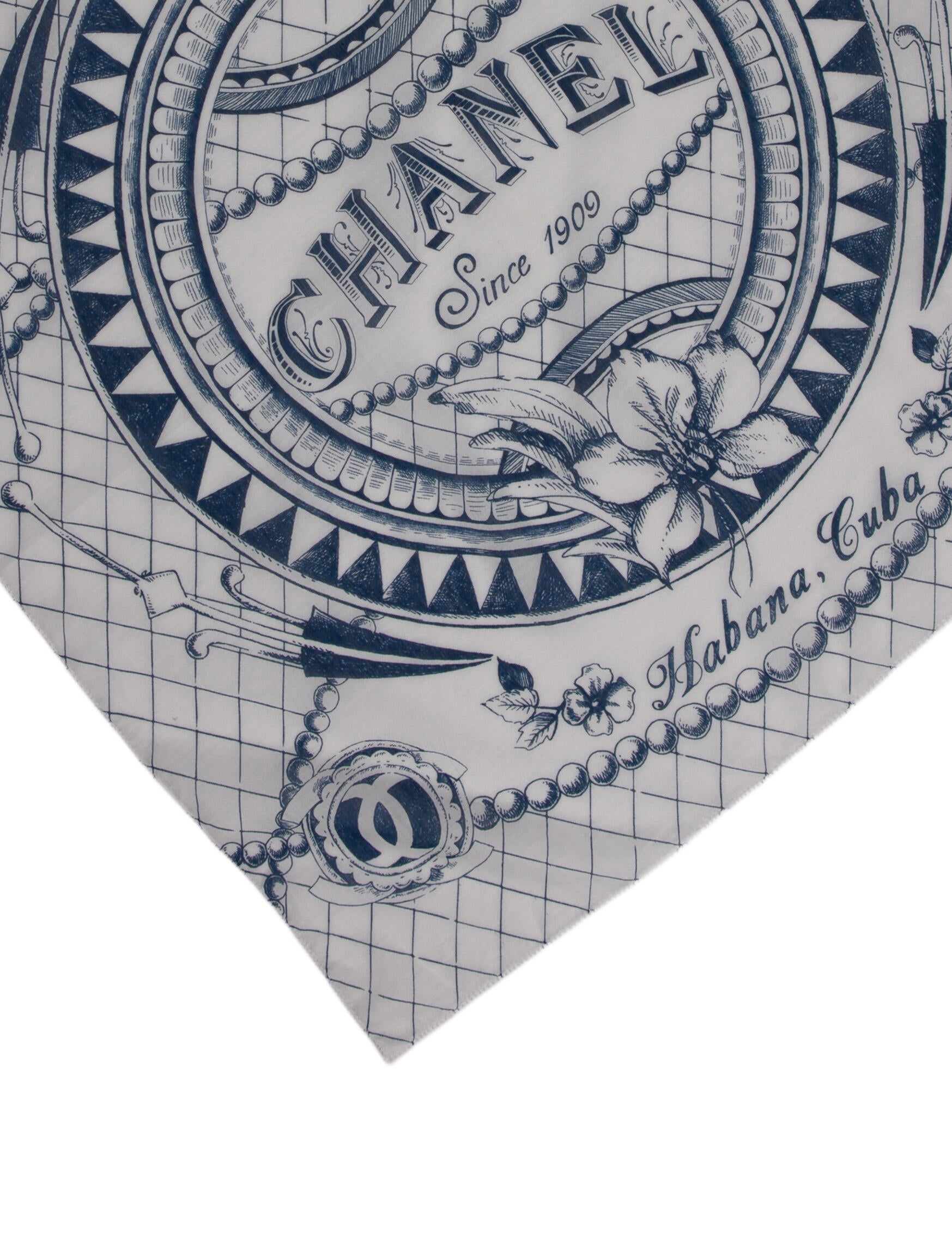 Chanel Havana Cuba 2017 Scarf