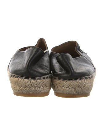 Chanel Interlocking CC Logo Lambskin Espadrilles