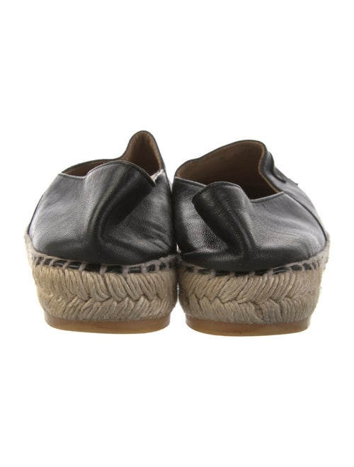 Chanel Interlocking CC Logo Lambskin Espadrilles
