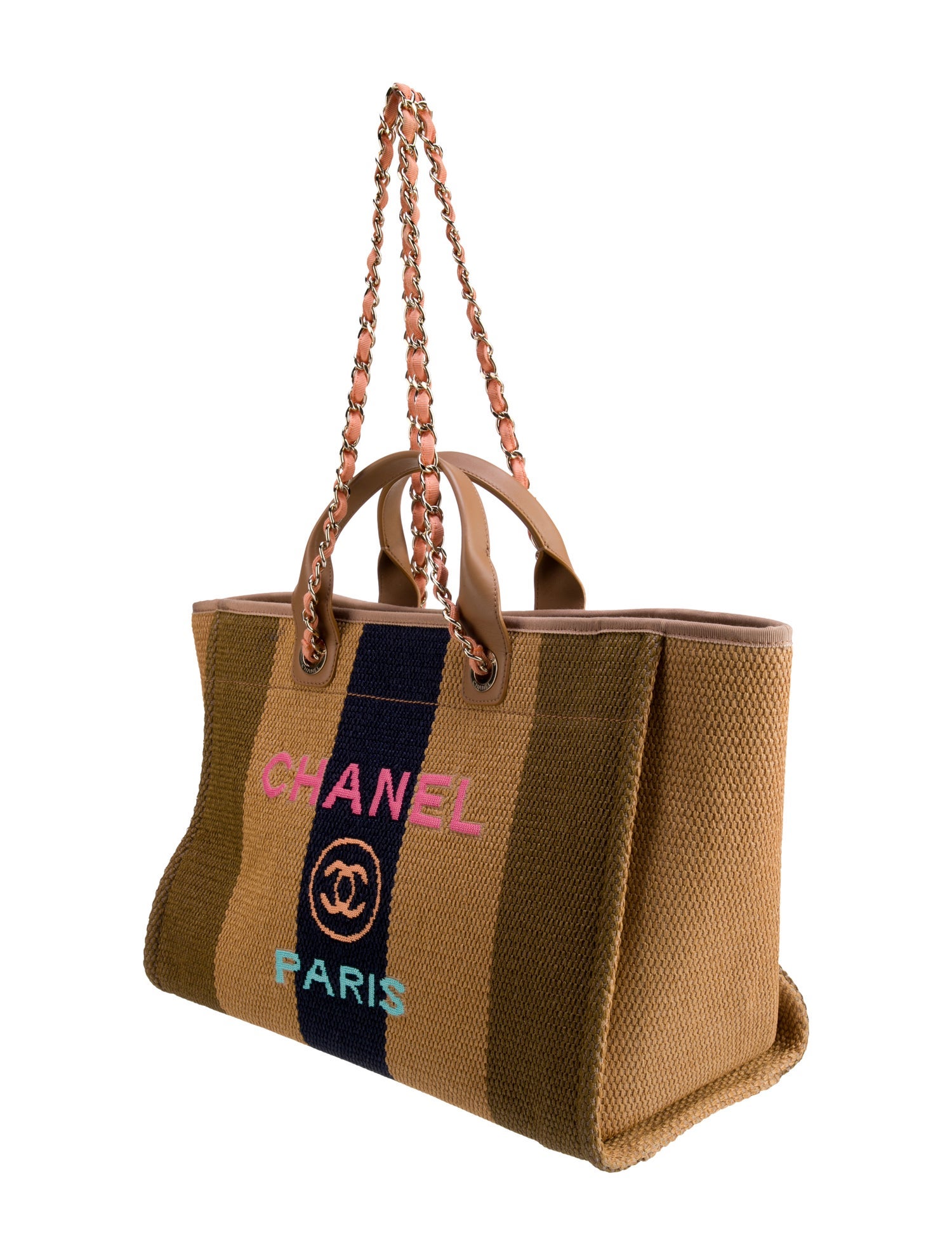 Chanel Medium Raffia Deauville Tote