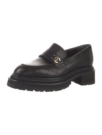 Chanel 2023 Interlocking CC Logo Loafers