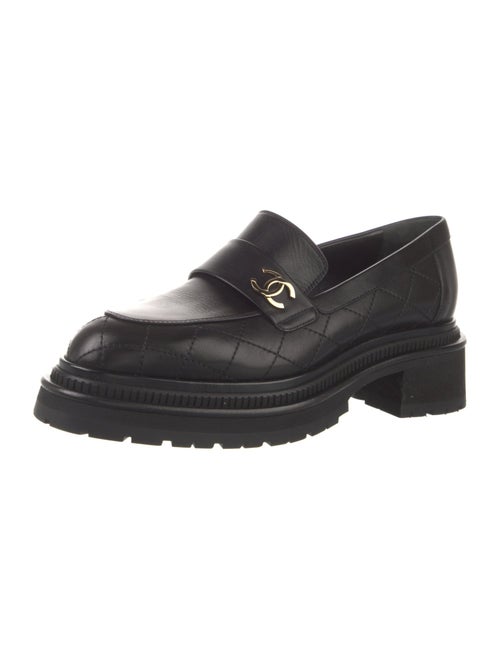 Chanel 2023 Interlocking CC Logo Loafers