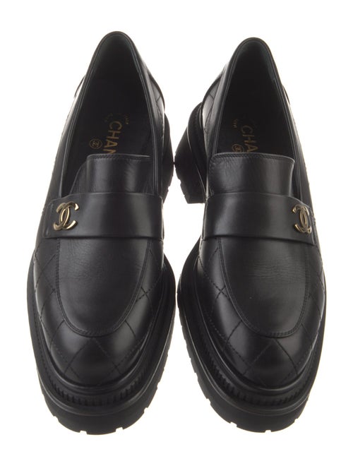 Chanel 2023 Interlocking CC Logo Loafers