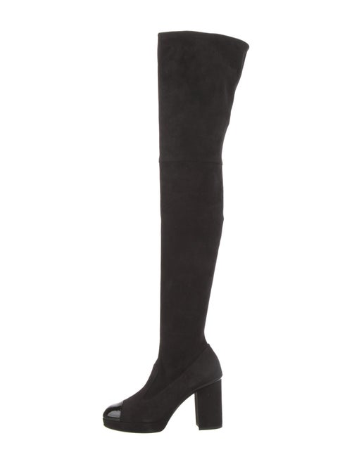 Chanel 2023 Interlocking CC Logo Boots