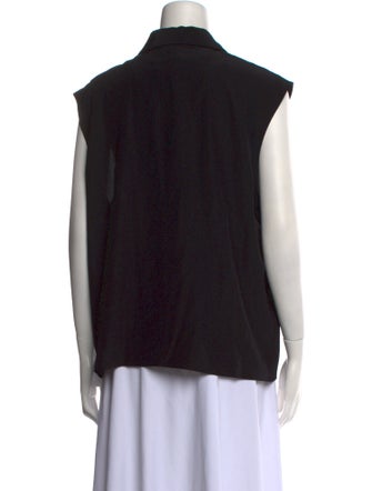 Chanel 2015 Silk Button-Up Top