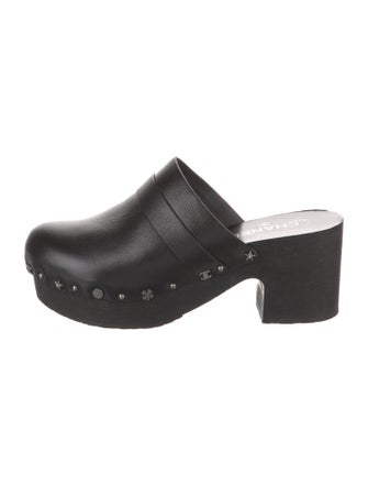 Chanel 2015 Interlocking CC Logo Mules