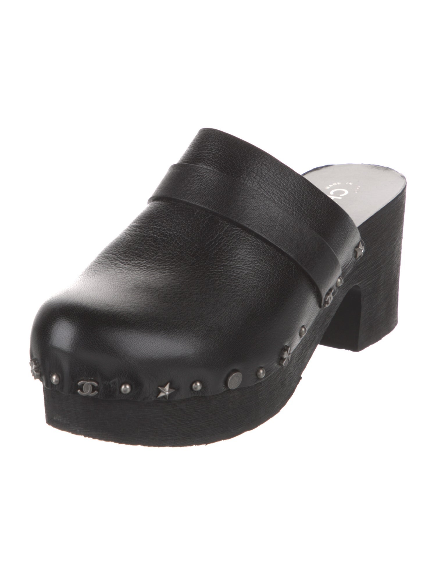 Chanel 2015 Interlocking CC Logo Mules