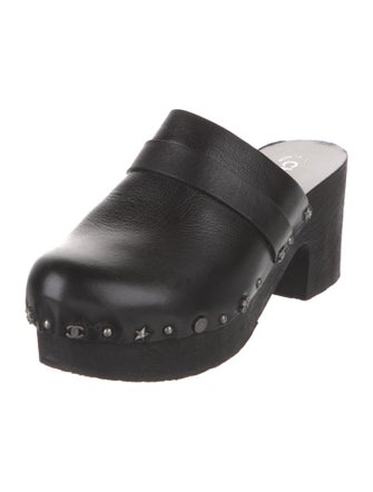 Chanel 2015 Interlocking CC Logo Mules
