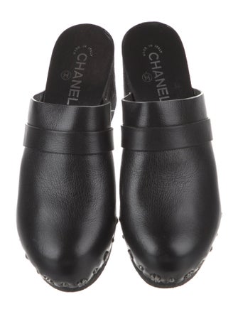 Chanel 2015 Interlocking CC Logo Mules