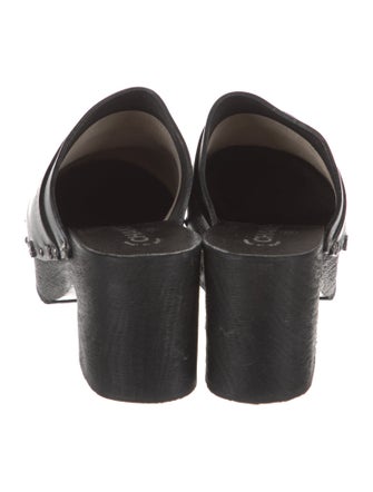 Chanel 2015 Interlocking CC Logo Mules