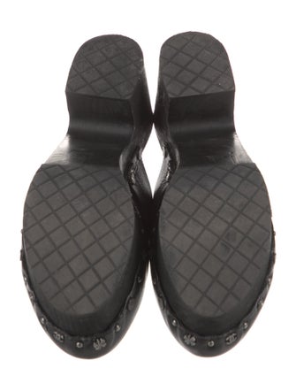 Chanel 2015 Interlocking CC Logo Mules