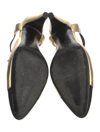 Chanel 2020 Interlocking CC Logo Slingback Pumps