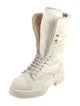 Chanel 2022 Interlocking CC Logo Combat Boots