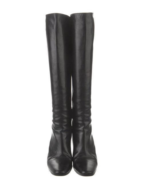 Bally Interlocking CC Logo Leather Boots