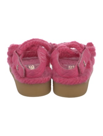 Chanel 2021 Interlocking CC Logo Slingback Sandals