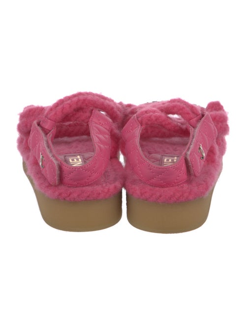 Chanel 2021 Interlocking CC Logo Slingback Sandals