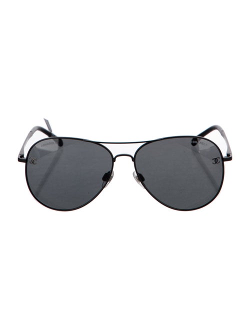 Chanel Interlocking CC Logo Aviator Sunglasses