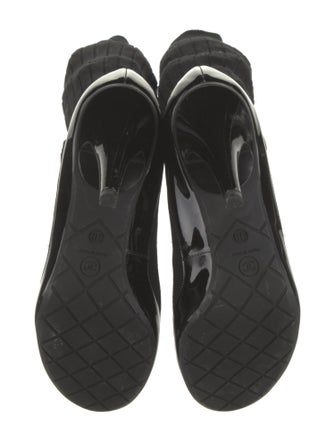 Chanel 2014 Interlocking CC Logo Sock Boots