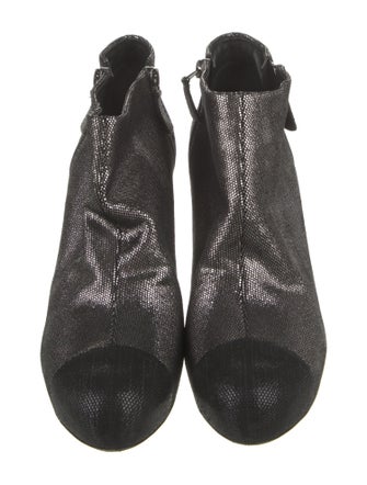 Chanel 2012 Interlocking CC Logo Boots