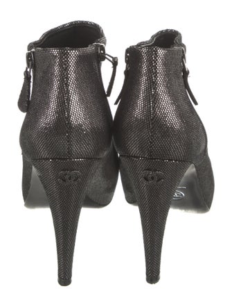 Chanel 2012 Interlocking CC Logo Boots