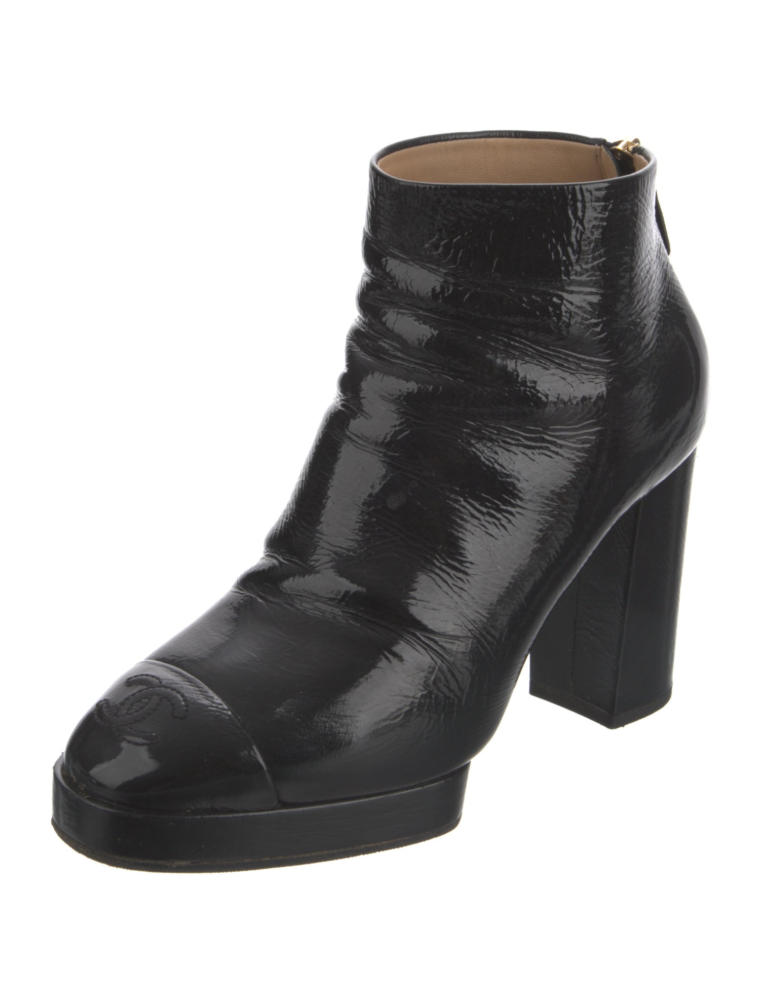 Chanel 2019 Interlocking CC Logo Boots