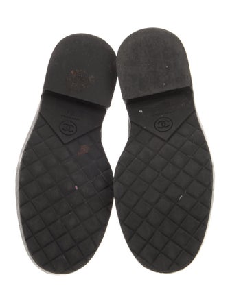 Chanel 2020 Interlocking CC Logo Combat Boots