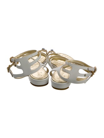 Chanel 2015 Interlocking CC Logo Gladiator Sandals