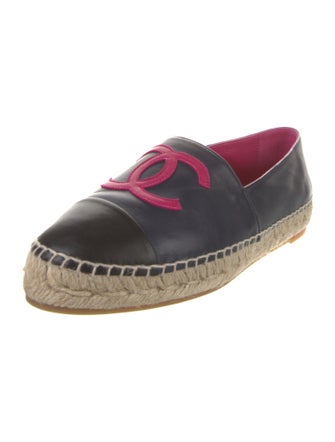 Chanel 2022 Interlocking CC Logo Espadrilles