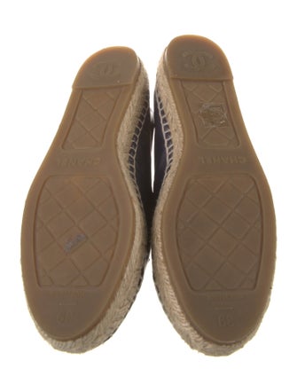 Chanel 2022 Interlocking CC Logo Espadrilles