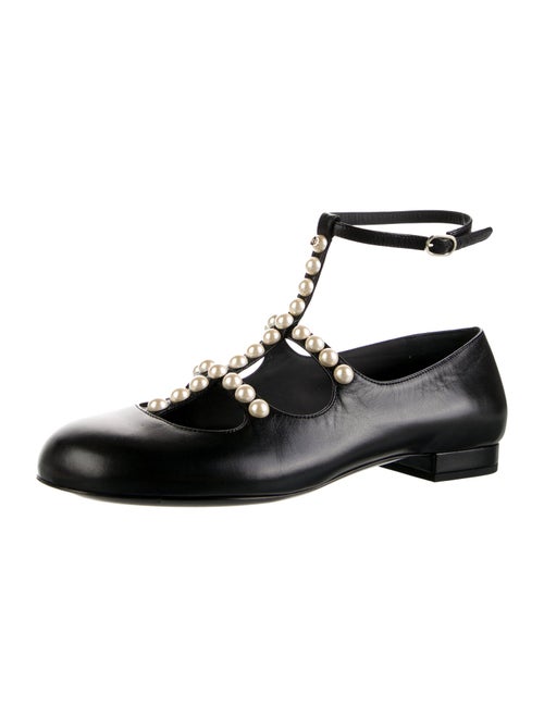 Chanel 2023 Faux Pearl Accents Oxfords