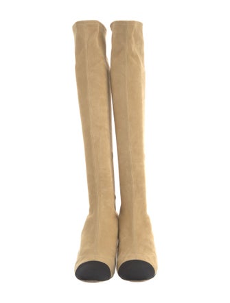 Chanel 2015 Interlocking CC Logo Boots