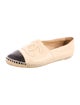 Chanel Interlocking CC Logo Lambskin Espadrilles
